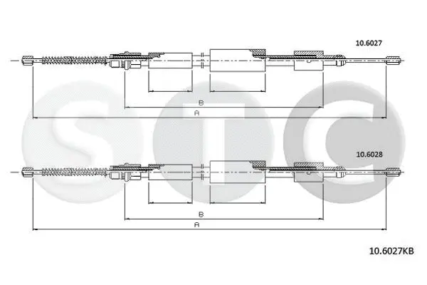 Cable Pull, parking brake (T480844)