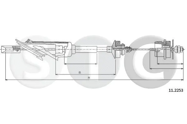 Cable Pull, clutch control (T480718)