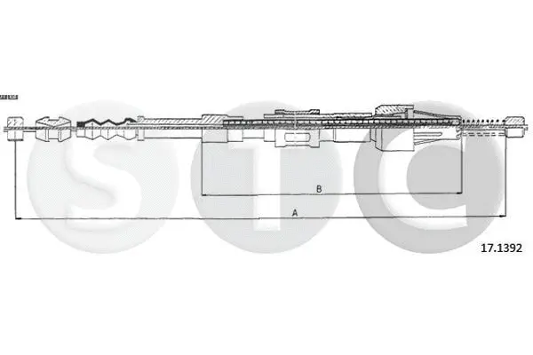 Cable Pull, parking brake (T483415)