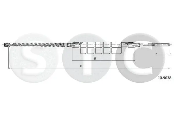 Cable Pull, parking brake (T483290)
