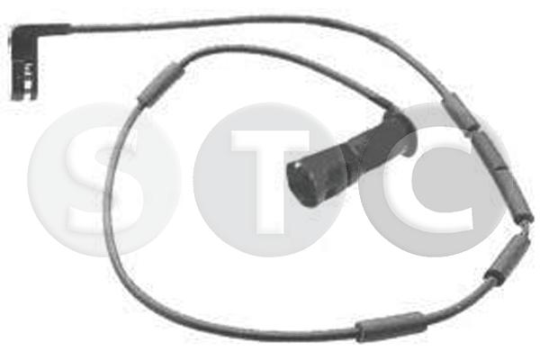 Warning Contact, brake pad wear (T402108)