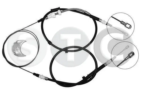 Cable Pull, parking brake (T481810)