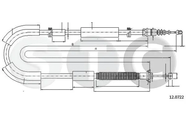 Cable Pull, parking brake (T481368)