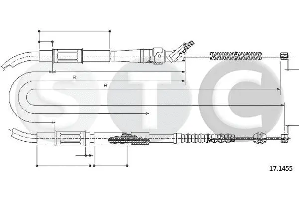 Cable Pull, parking brake (T483436)