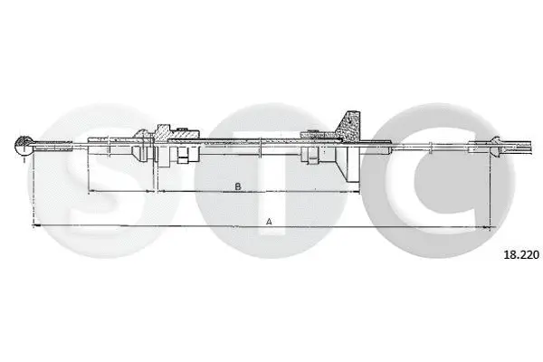 Cable Pull, clutch control (T483919)