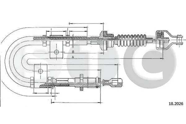 Cable Pull, clutch control (T482239)