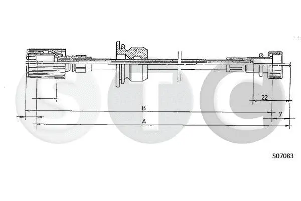 Speedometer Cable (T481222)