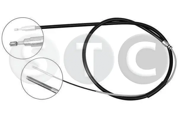 Cable Pull, parking brake (T480312)