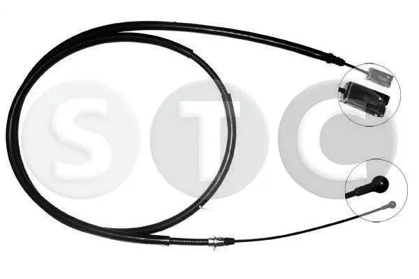 Cable Pull, parking brake (T480835)
