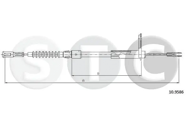 Cable Pull, parking brake (T481011)