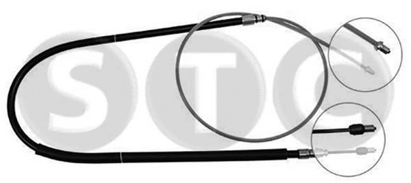 Cable Pull, parking brake (T480208)