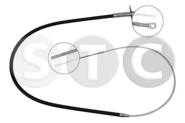 Cable Pull, parking brake (T480633)