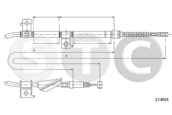 Cable Pull, parking brake (T481941)