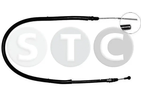 Cable Pull, parking brake (T480836)