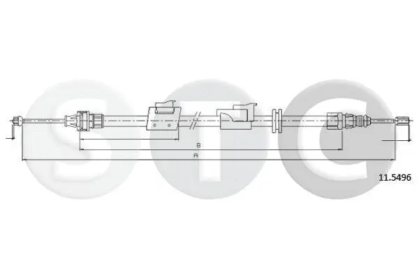 Cable Pull, parking brake (T481849)