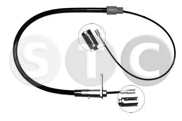 Cable Pull, parking brake (T480969)