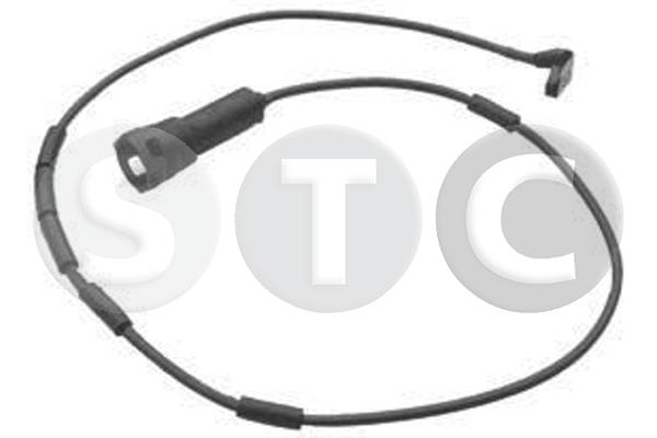 Warning Contact, brake pad wear (T402107)