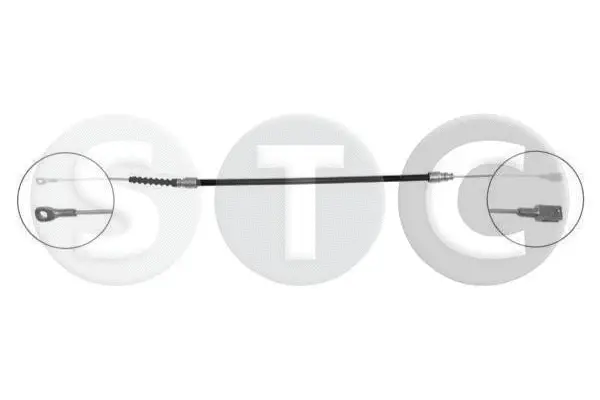Cable Pull, parking brake (T483571)