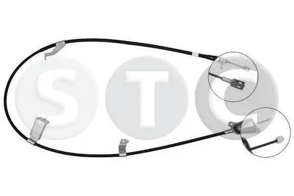 Cable Pull, parking brake (T482361)