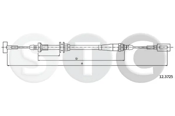 Cable Pull, parking brake (T481395)