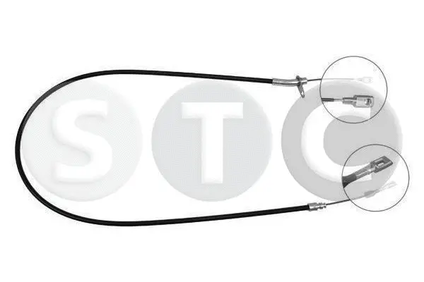 Cable Pull, parking brake (T480927)