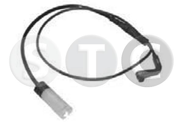 Warning Contact, brake pad wear (T402081)
