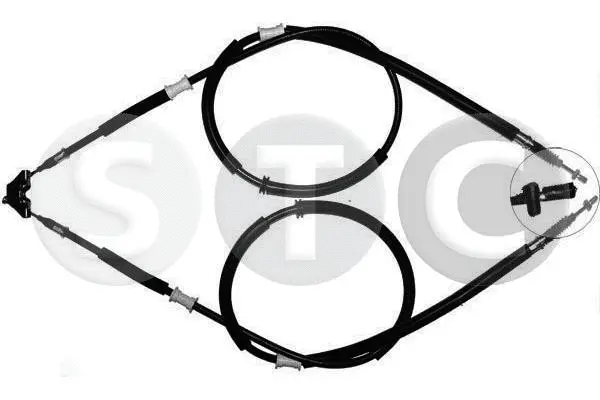 Cable Pull, parking brake (T480425)
