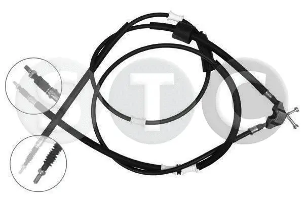 Cable Pull, parking brake (T482534)