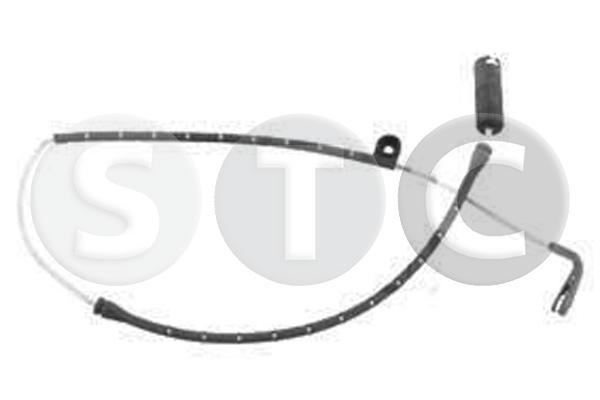 Warning Contact, brake pad wear (T402127)