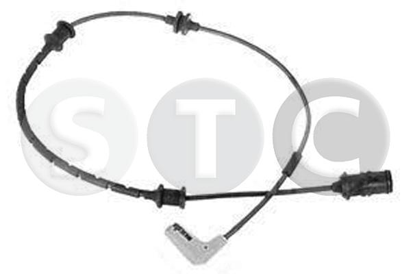 Warning Contact, brake pad wear (T402112)