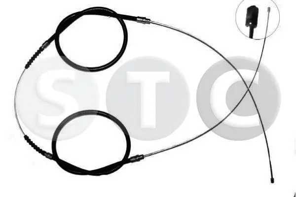 Cable Pull, parking brake (T480369)
