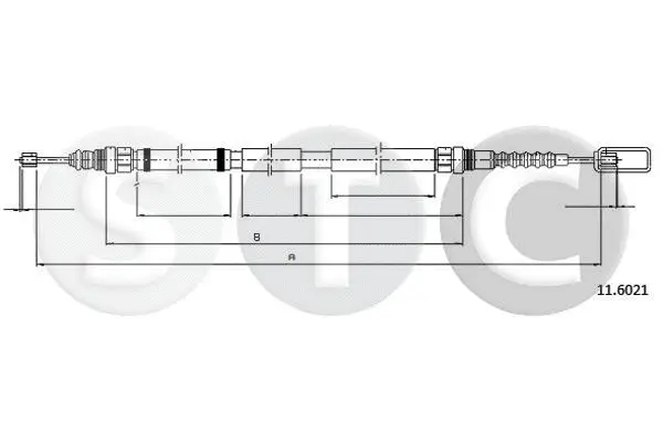 Cable Pull, parking brake (T482834)