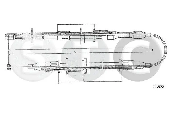 Cable Pull, parking brake (T482466)