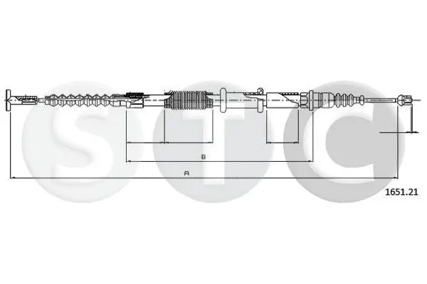Cable Pull, parking brake (T480482)