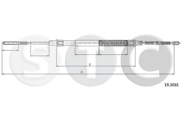 Cable Pull, parking brake (T483246)