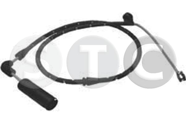 Warning Contact, brake pad wear (T402089)