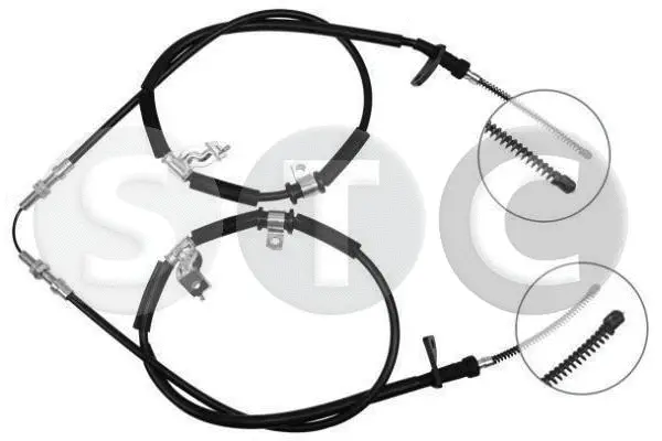 Cable Pull, parking brake (T480108)