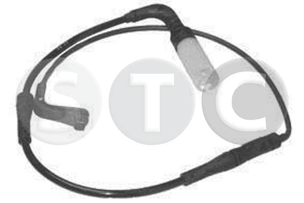 Warning Contact, brake pad wear (T402080)