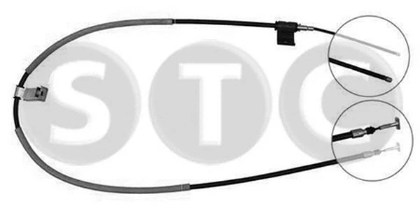 Cable Pull, parking brake (T481363)