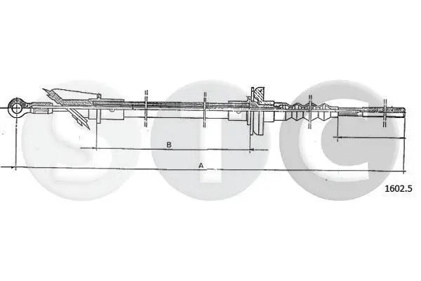 Cable Pull, clutch control (T481043)