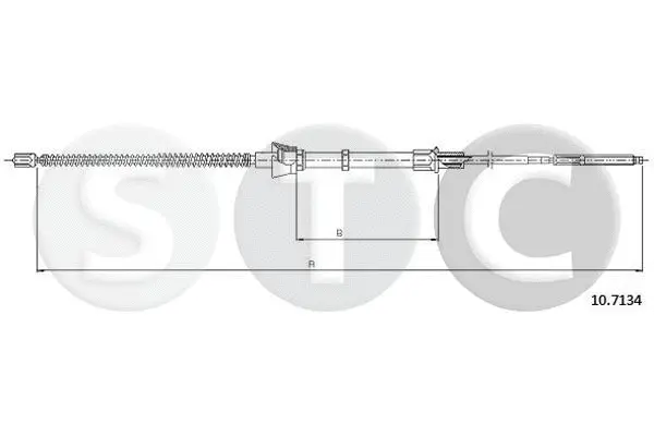 Cable Pull, parking brake (T483736)