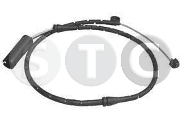Warning Contact, brake pad wear (T402130)
