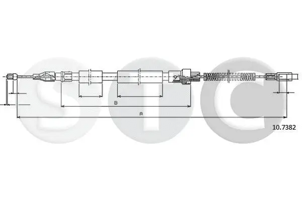 Cable Pull, parking brake (T483733)
