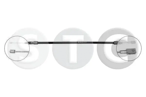 Cable Pull, parking brake (T483570)