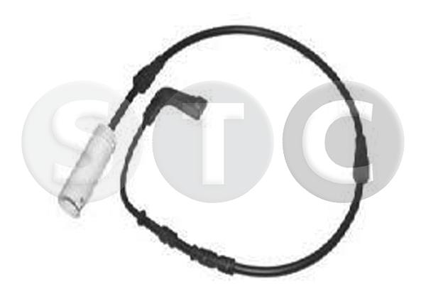 Warning Contact, brake pad wear (T402082)