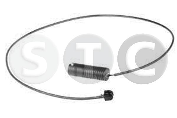 Warning Contact, brake pad wear (T402123)