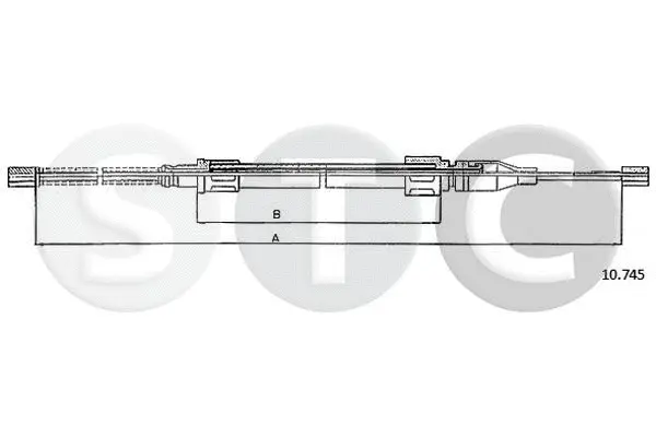 Cable Pull, parking brake (T483717)