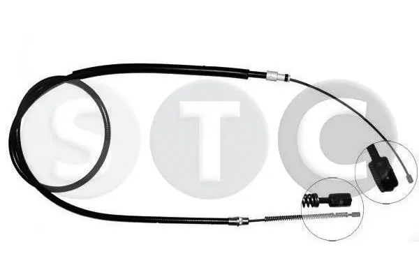 Cable Pull, parking brake (T480245)