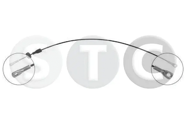 Cable Pull, parking brake (T480920)