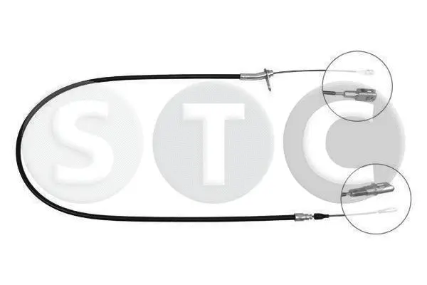 Cable Pull, parking brake (T480928)